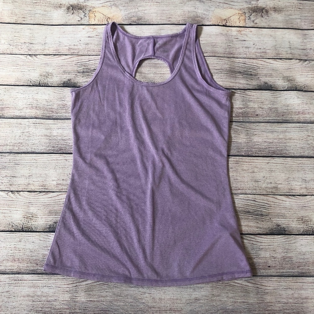 Fabletics Lilac Keyhole Back Tank Top Size XS